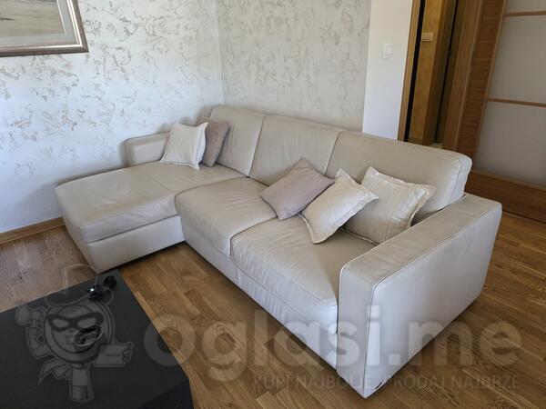 Natuzzi ugaona kožna garnitura