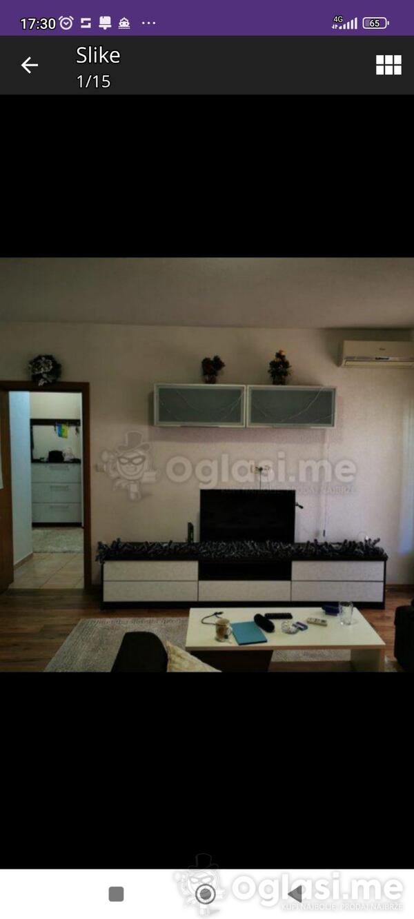 Jednosoban stan 60m2 - Bar - Šušanj Ilino bb