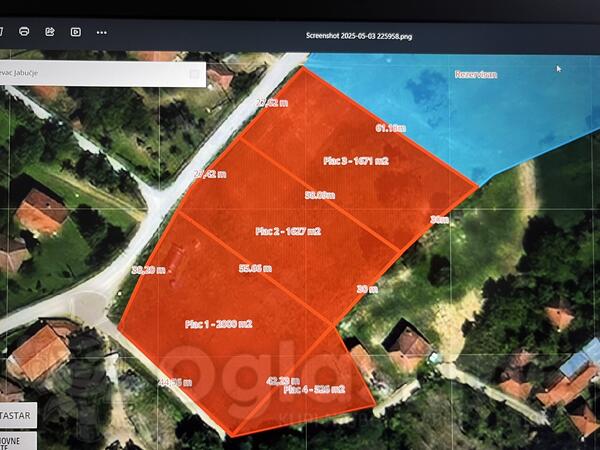 Građevinsko zemljište 5700m2 - Kragujevac - Jabučje