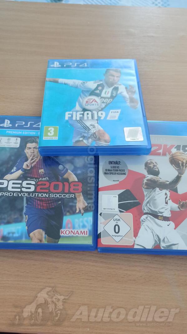 Fifa19-pes18-nba18 za PlayStation 4