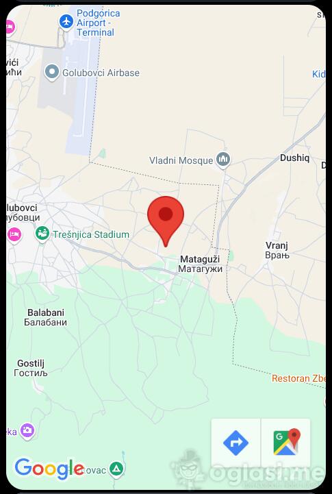 Poljoprivredno zemljište 4120m2 - Podgorica - Mataguži