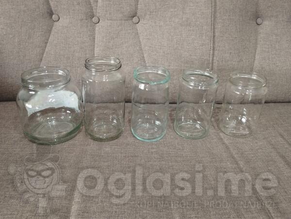 Prodajem staklene koriscene tegle raznih obliga 1400ml