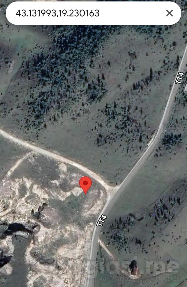 Poljoprivredno zemljište 500m2 - Žabljak - Njegovuđa