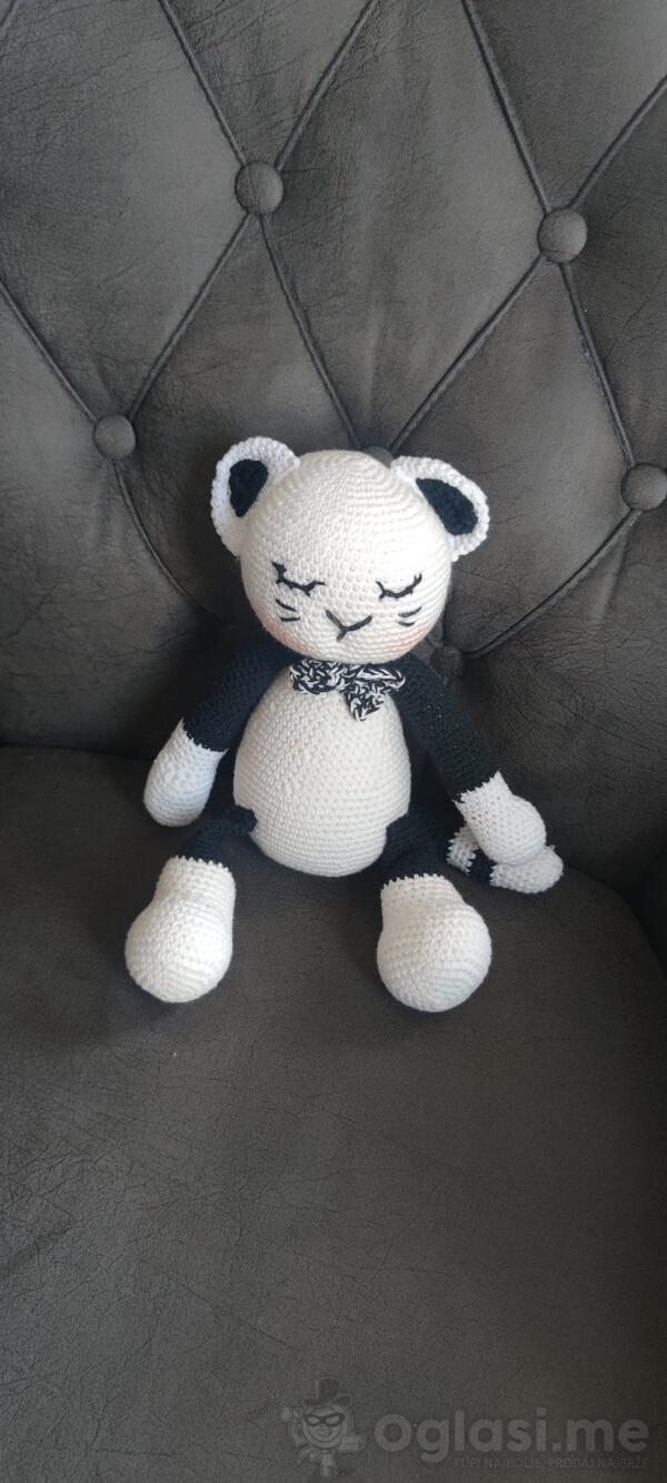 Ručno rađeni organski amigurumi - Moj slatki prijatelj mačak - Potpuno novo