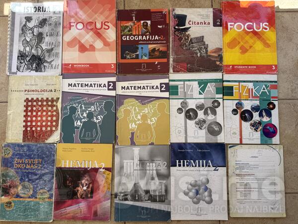 Udzbenici za 2. razred gimnazije