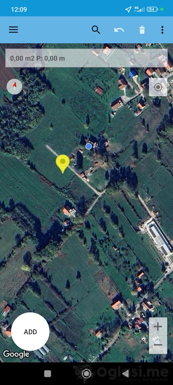 Poljoprivredno zemljište 8700m2 - Danilovgrad - Sladojevo Kopito