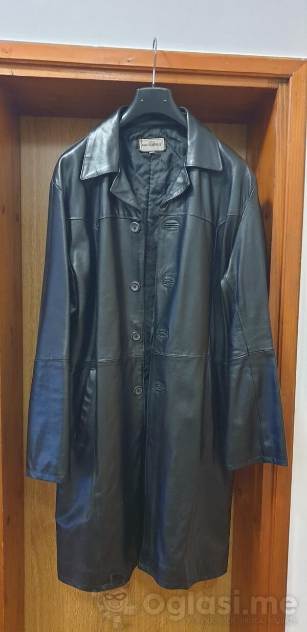 Kožni muški mantil