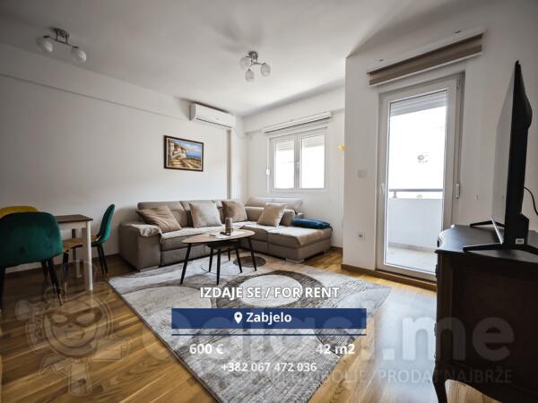 Jednosoban stan 42m2 - Podgorica - Zabjelo