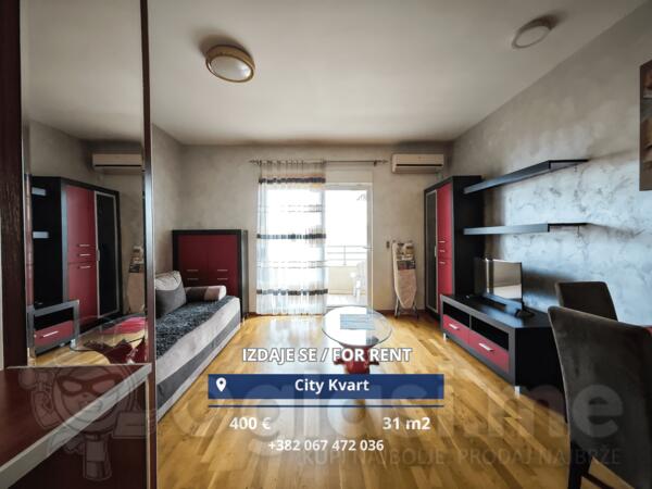 Garsonjera 31m2 - Podgorica - City kvart
