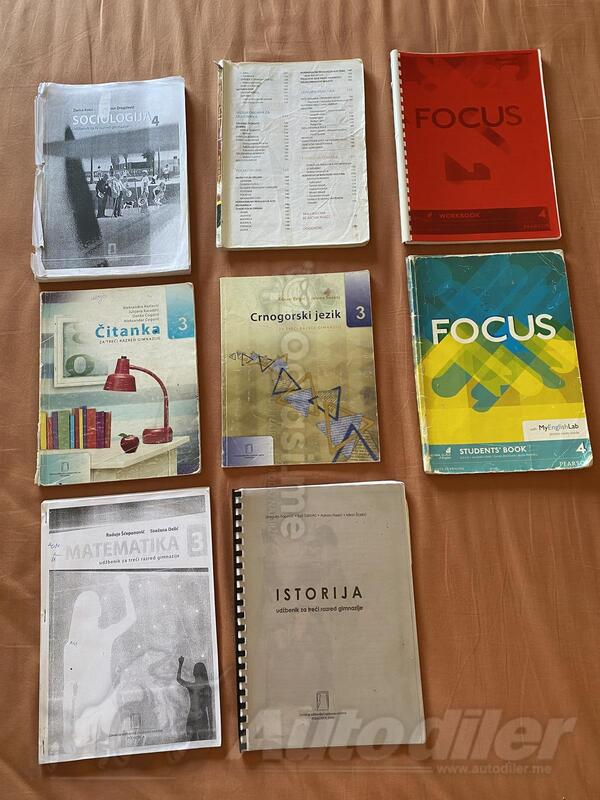 Udžbenici za 3. razred gimnazije 