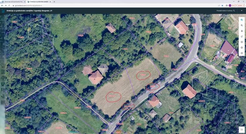 Građevinsko zemljište 2300m2 - Sopot - Babe