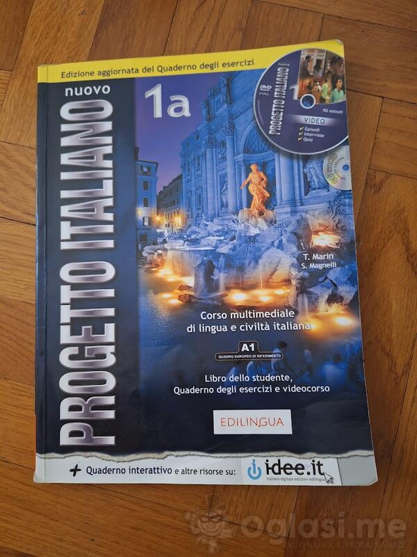 Italijanski za I raz gimnazije skoro nov