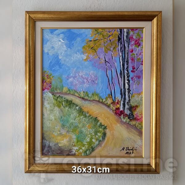 Prodajem uramljenu umjetničku sliku