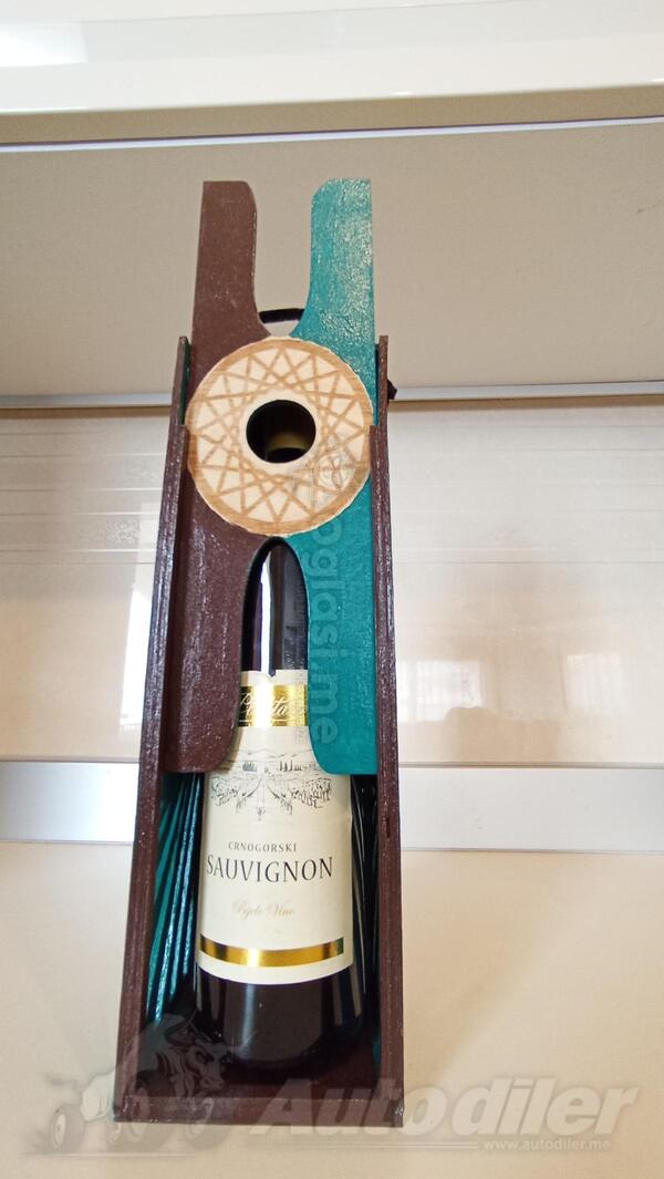 Dekorativni Drveno Kutija za Vino