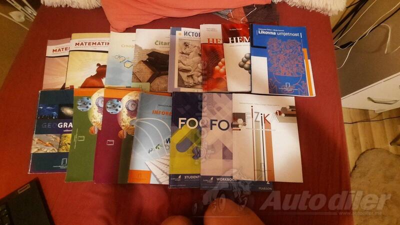 Knjige za 1. razred gimnazije (bez knjige iz fizike)