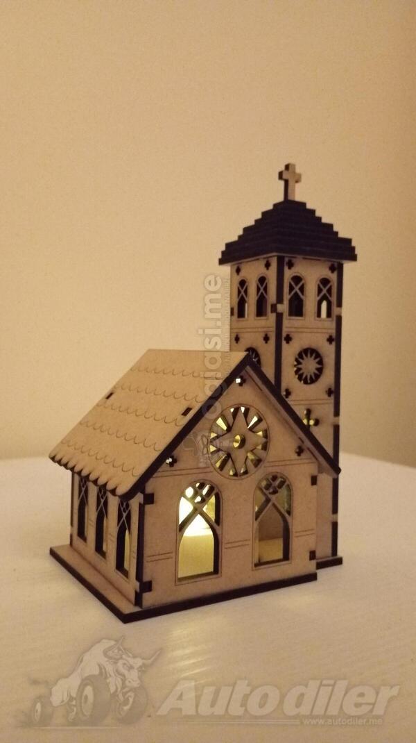 Minijaturna Crkva – Sa Solarnim Svjetlom