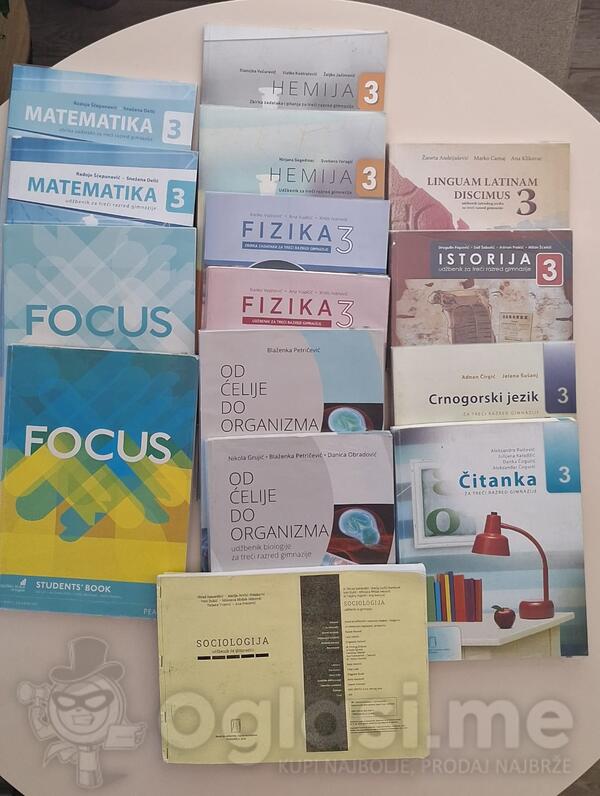 Knjige za treći razred Gimnazije