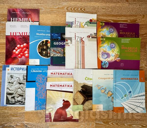 knjige za prvi razred gimnazije