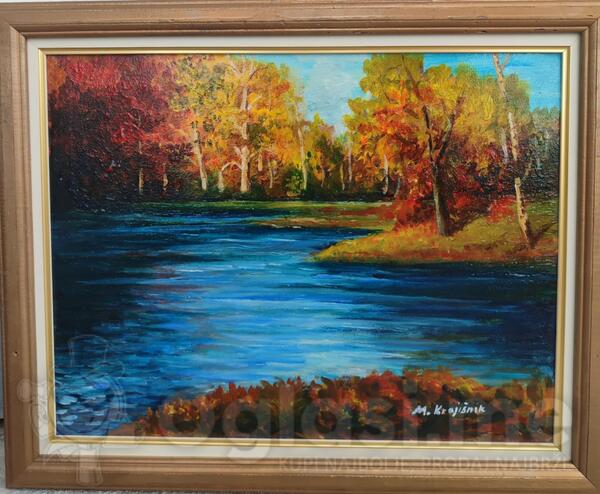 Umjetnička slika pejzaž cijena 200KM