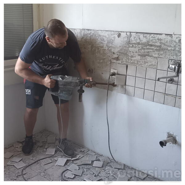 Stemanje kupatila,zidova,betona odvoz suta,Premazivanje Hidroizolacija,Ugradnja keramike,Ugradnja PVC panela cijene po dogovoru.