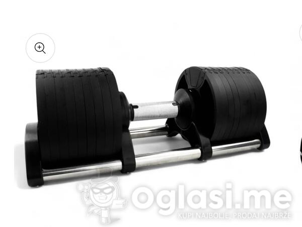 Podesive bučice 32 kg.