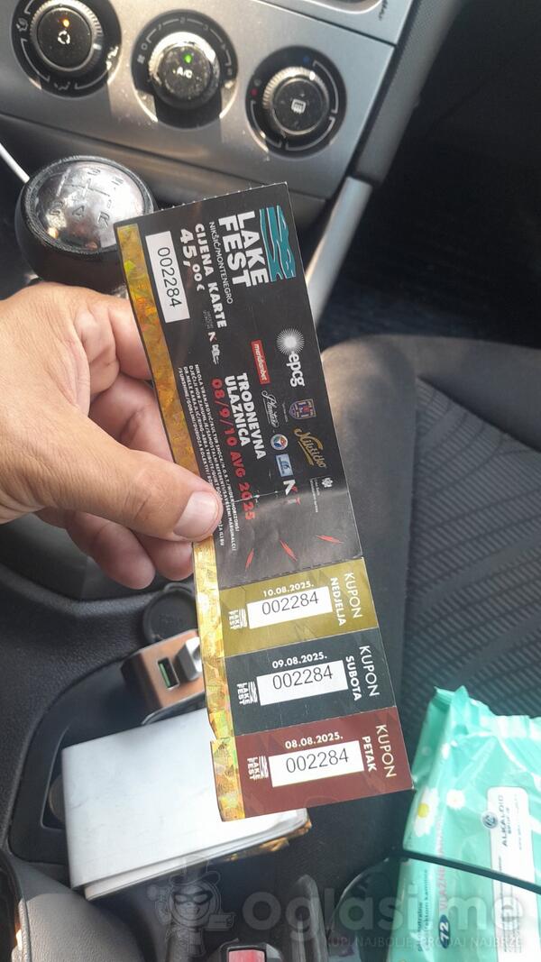 Povoljno 3 trodnevne karte za Lake Fest