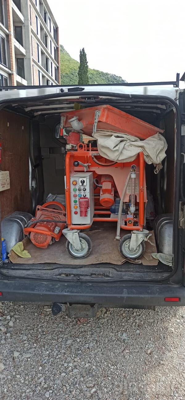 Mehaničko malterisanje na vodilicama