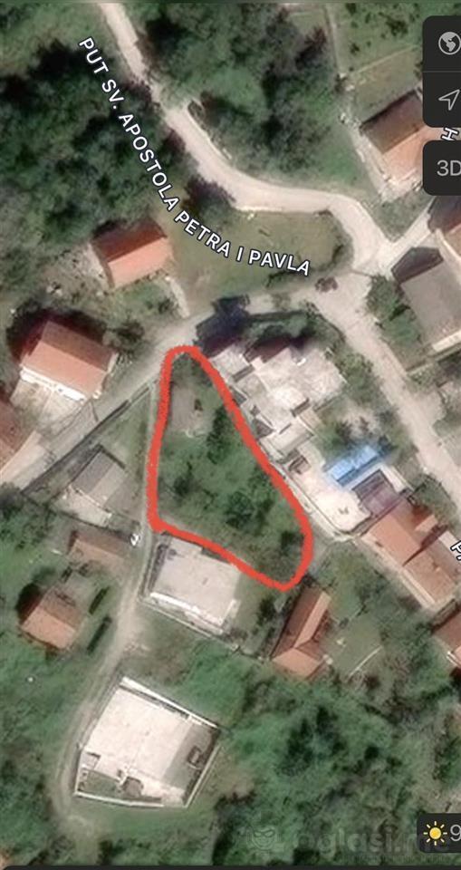 Građevinsko zemljište 380m2 - Herceg Novi - Bijela