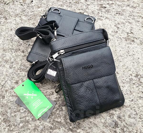 Hugo Boss kozna manja torbica Muska