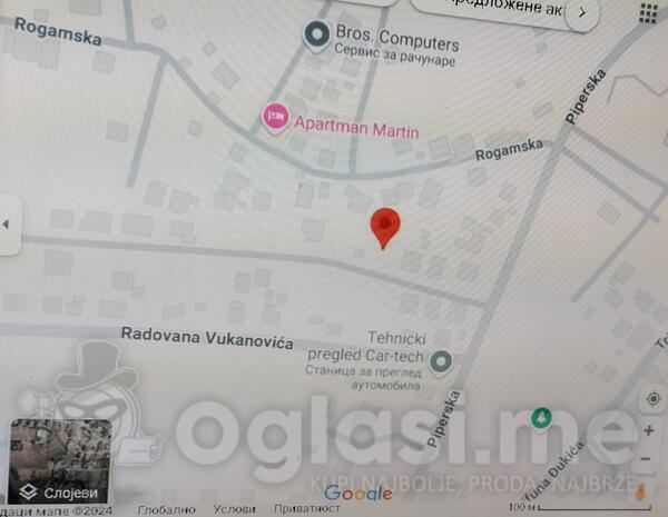 Industrijsko zemljište 1500m2 - Podgorica - Zagorič