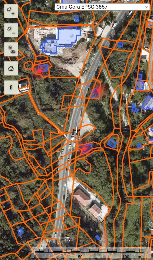 Građevinsko zemljište 575m2 - Kotor - Škaljari