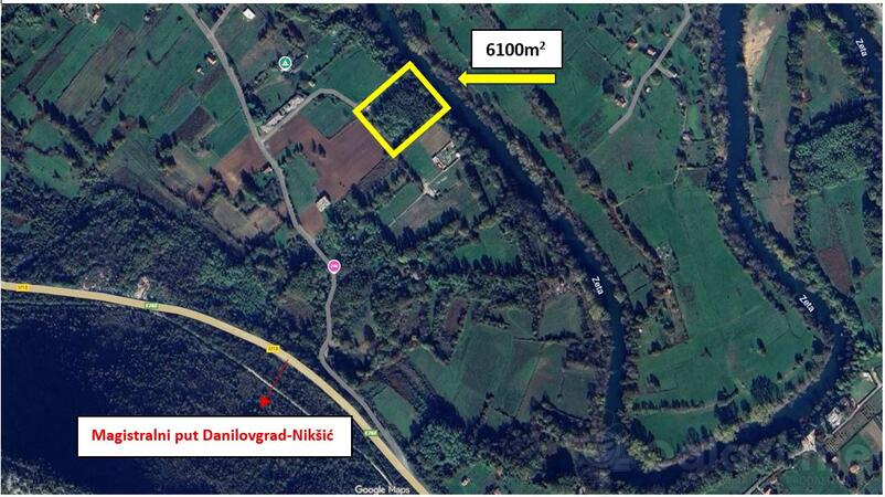 Poljoprivredno zemljište 6100m2 - Danilovgrad - Orja Luka