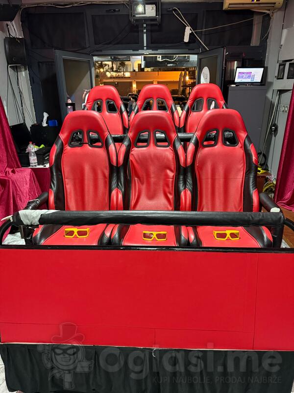  PRODAJEM PROFESIONALNO 6D KINO KOMPLETNA OPREMA