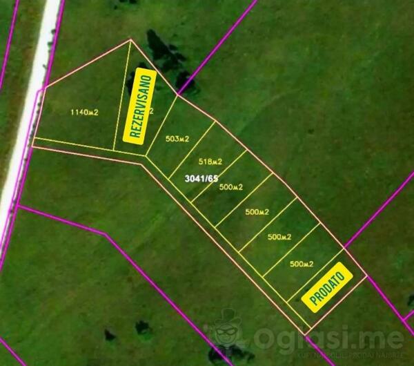 Građevinsko zemljište 500m2 - Raška - Kopaonik