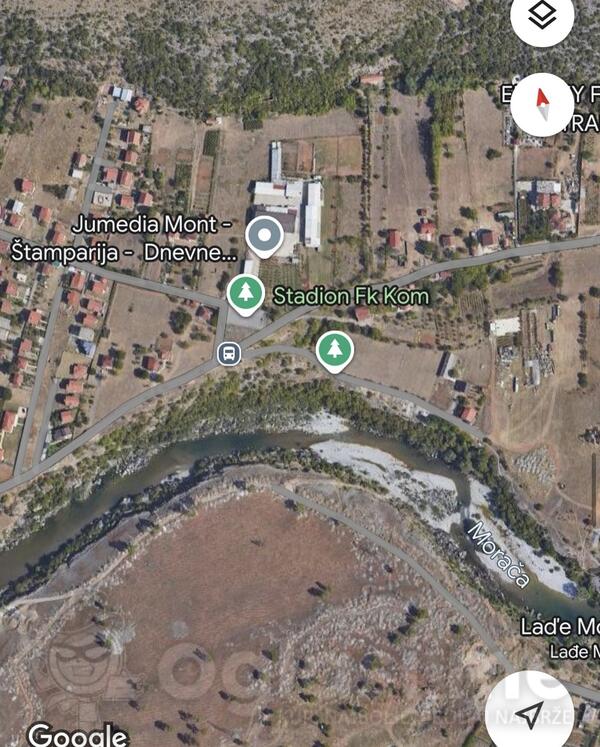 Građevinsko zemljište 1468m2 - Podgorica - > Okolina grada