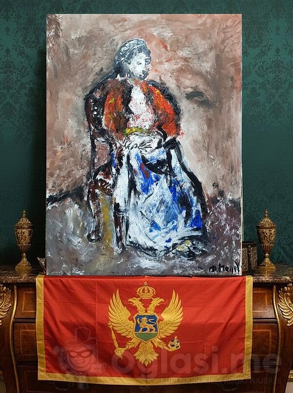 crnogorka ulje na platnu