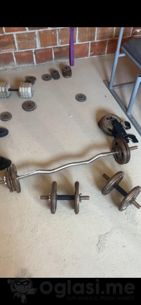 120kg Tegova , Bench Klupa , Sipka za bench,ez sipka,2podesive bucice