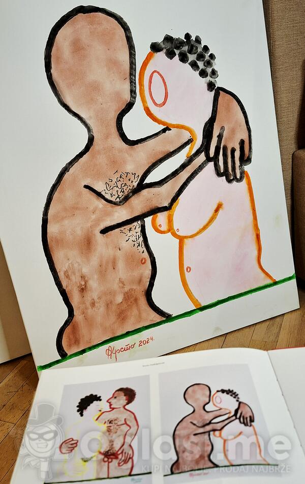KRSTO ANDRIJAŠEVIĆ 100x70cm platno, monografsko djelo na prodaju
