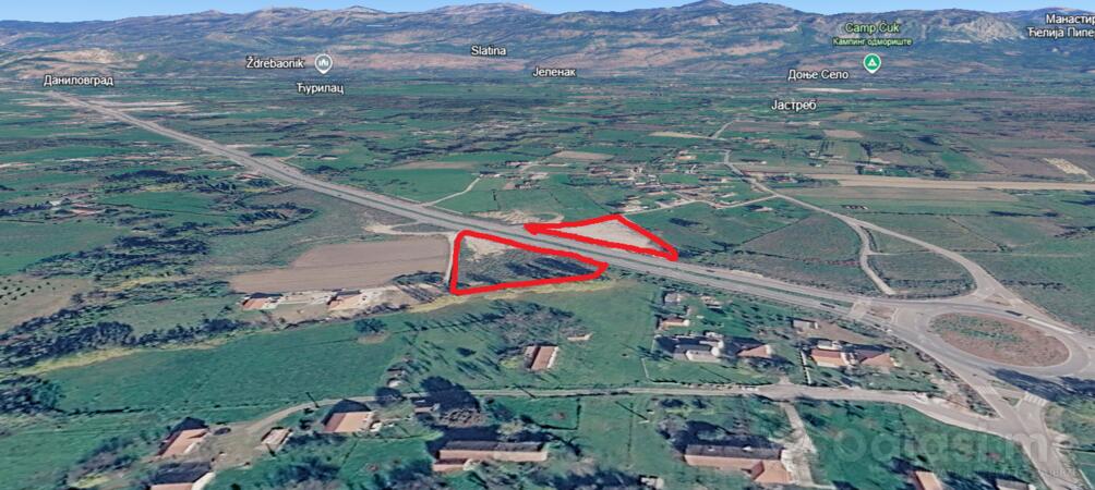 Građevinsko zemljište 5280m2 - Danilovgrad - Jastreb