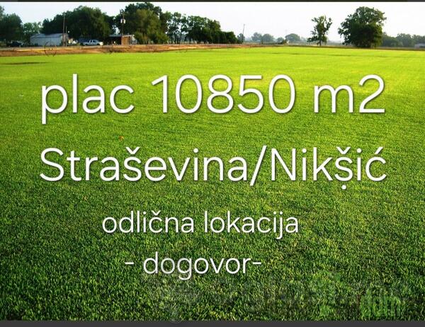Poljoprivredno zemljište 10852m2 - Nikšić - Straševina