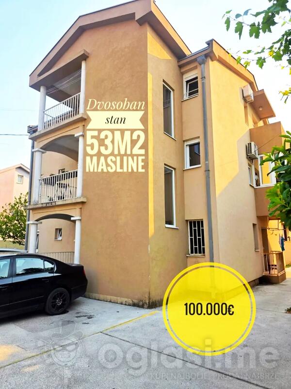 Dvosoban stan 53m2 - Podgorica - Masline