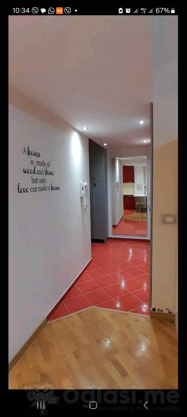 Jednoiposoban stan 55m2 - Podgorica - City kvart