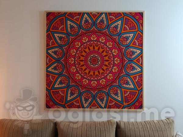 FABRIC WALL ART 130x130mm