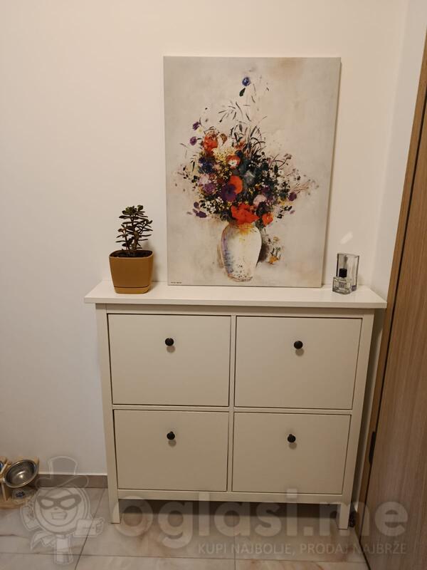 IKEA HEMNES 4 COMPARTMENT SHOE CABINET 107x22x101cm