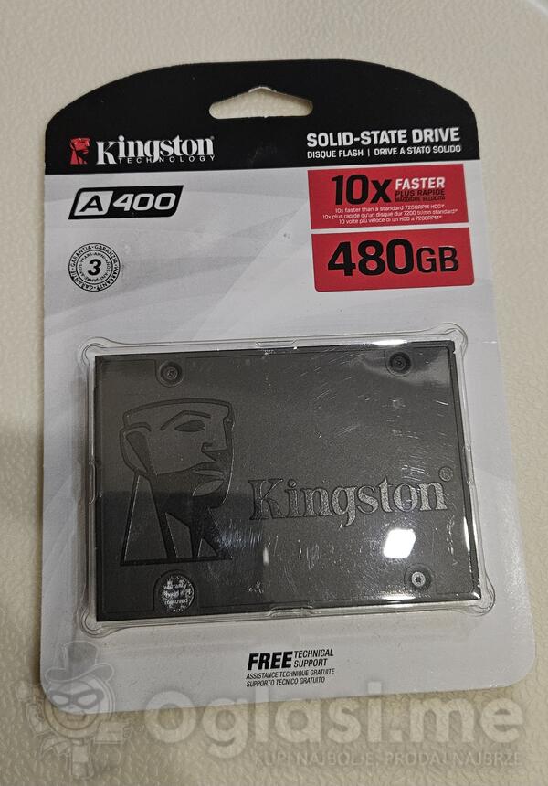 Kingston  480GB Interni SSD disk