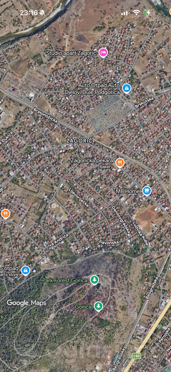 Građevinsko zemljište 1070m2 - Podgorica - Zagorič