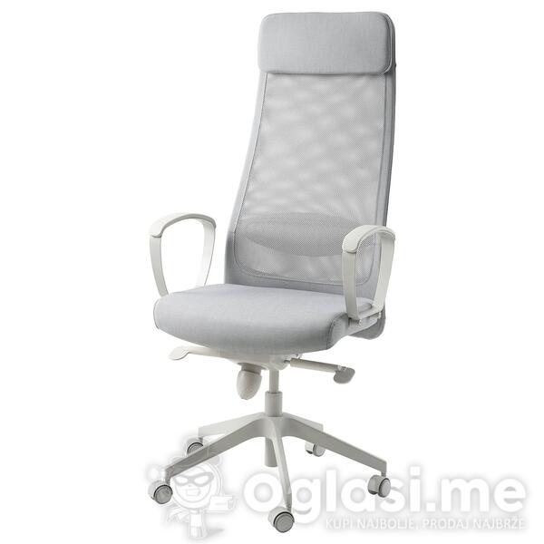 IKEA MARKUS Kancelarijska stolica, Vissle svetlosiva, Srednje