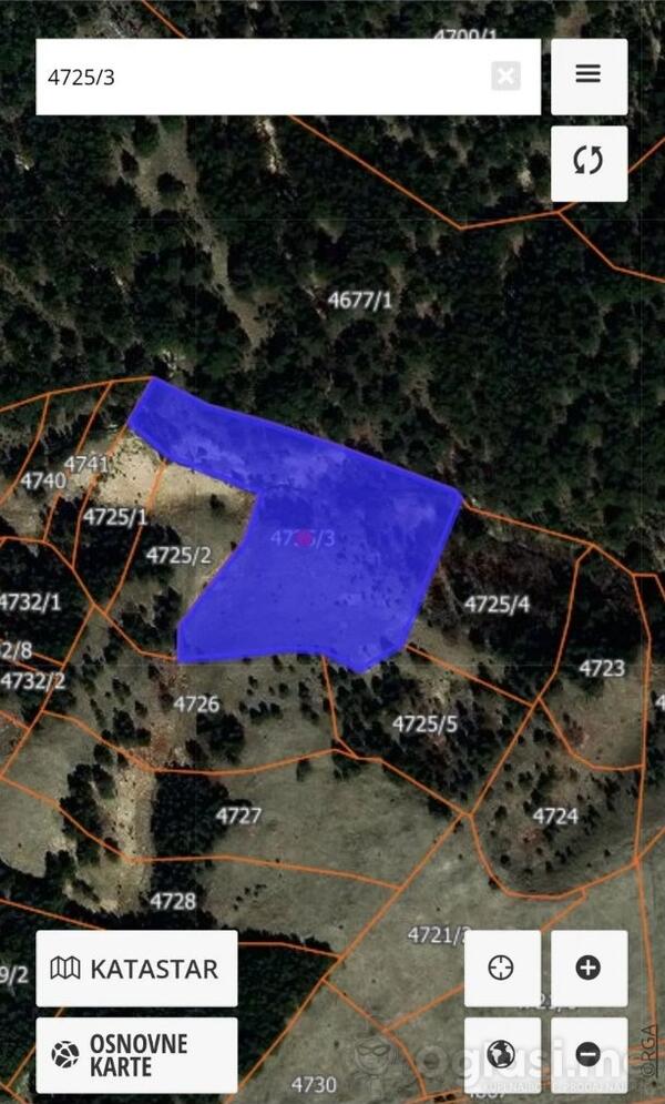 Građevinsko zemljište 1000m2 - Užice - Kremna