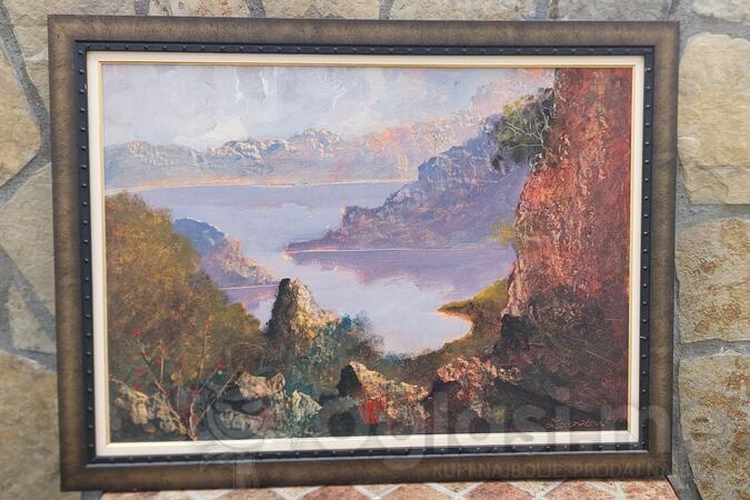Lazarević, ulje na platnu, dimenzija slike  bez rama 70x50cm, 200€