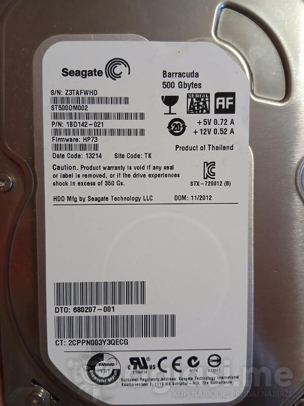 Seagate 500GB 3.5" - Interni